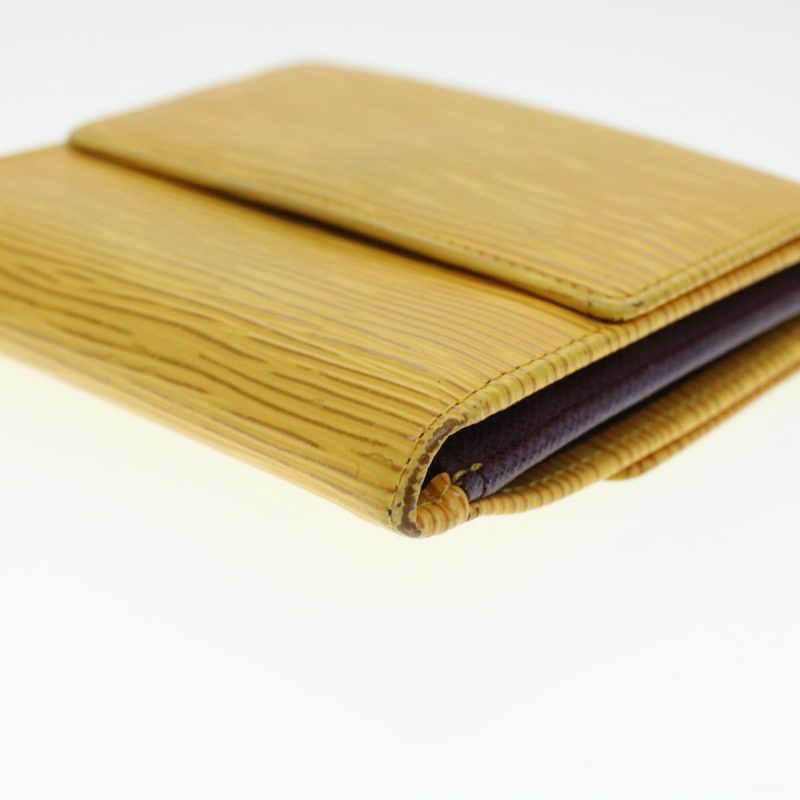 LOUIS VUITTON Epi Porte Monnaie Bier Cartes Crdit Wallet Yellow M63489 LV 43579 - Logoexplore - Image 7