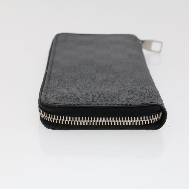 LOUIS VUITTON Damier Graphite Zippy Wallet Vertical N63095 LV  43787 - Logoexplore - Image 3