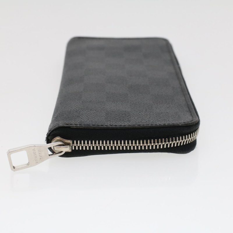 LOUIS VUITTON Damier Graphite Zippy Wallet Vertical N63095 LV  43787 - Logoexplore - Image 4