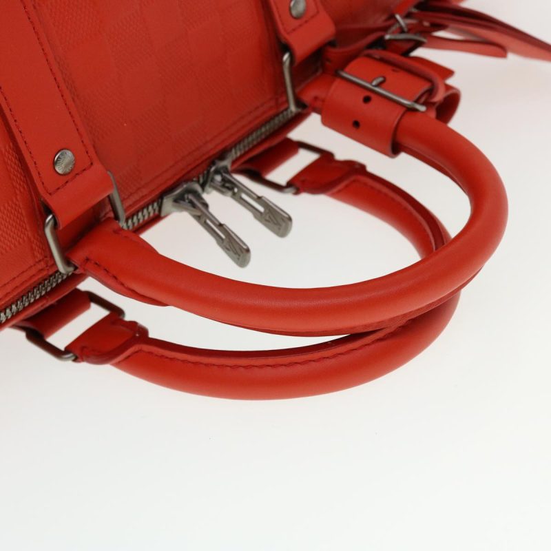 LOUIS VUITTON Damier Infini Keepall Bandouliere 45 Bag Fusion N41142 Auth 43817A - Logoexplore - Image 8