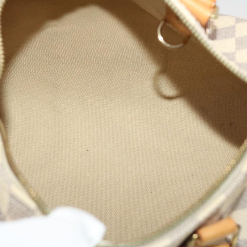 LOUIS VUITTON Damier Azur Speedy Bandouliere 25 Hand Bag N41000 43997 - Logoexplore - Image 9