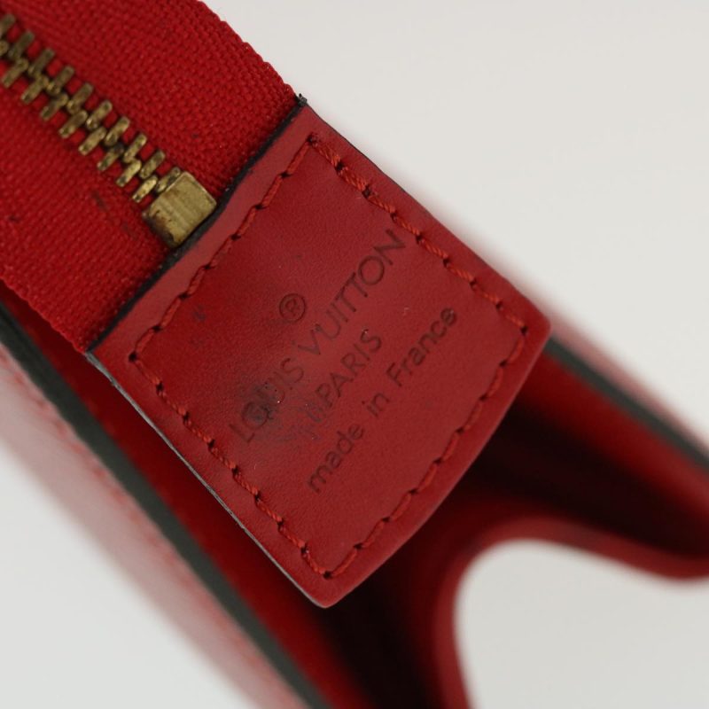 LOUIS VUITTON Epi Trousse Crete Clutch Bag Red M48407 LV  44301 - Logoexplore - Image 8