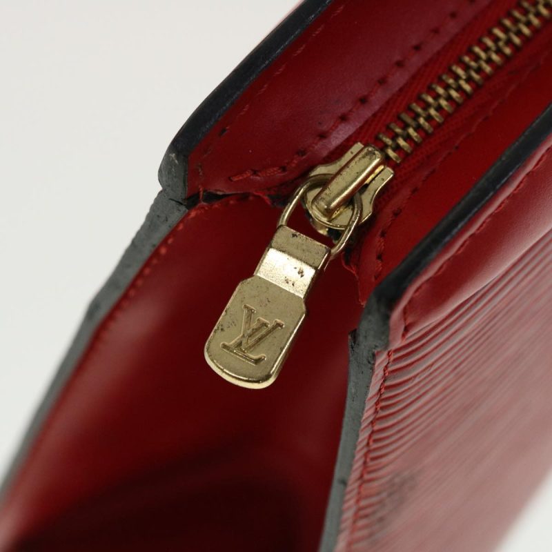 LOUIS VUITTON Epi Trousse Crete Clutch Bag Red M48407 LV  44301 - Logoexplore - Image 9