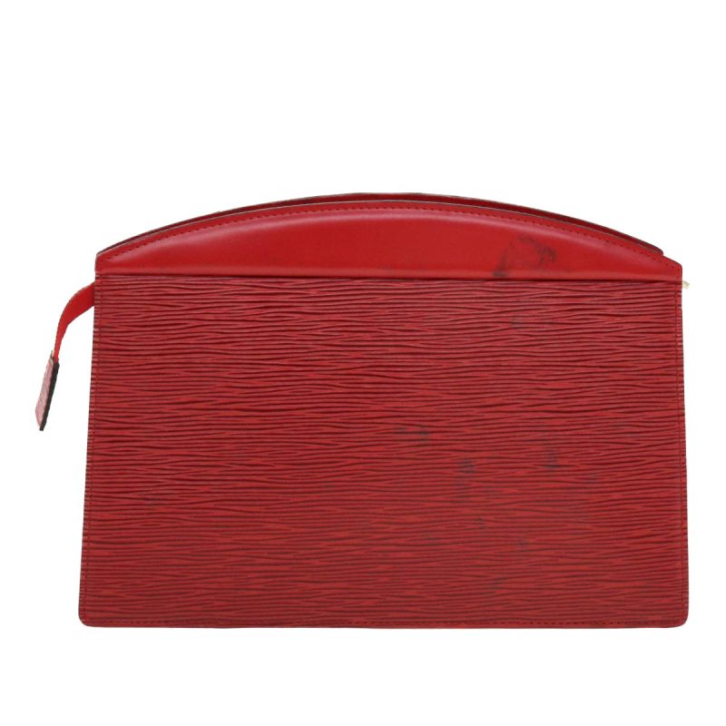 LOUIS VUITTON Epi Trousse Crete Clutch Bag Red M48407 LV  44301 - Logoexplore - Image 2