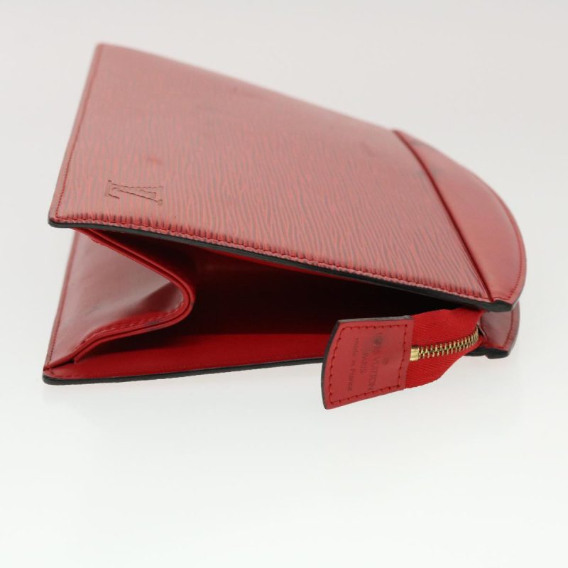 LOUIS VUITTON Epi Trousse Crete Clutch Bag Red M48407 LV  44301 - Logoexplore - Image 3