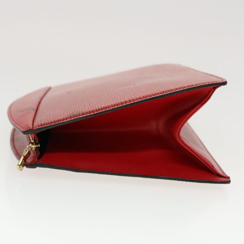 LOUIS VUITTON Epi Trousse Crete Clutch Bag Red M48407 LV  44301 - Logoexplore - Image 4