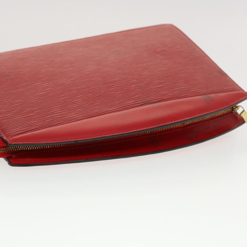 LOUIS VUITTON Epi Trousse Crete Clutch Bag Red M48407 LV  44301 - Logoexplore - Image 5