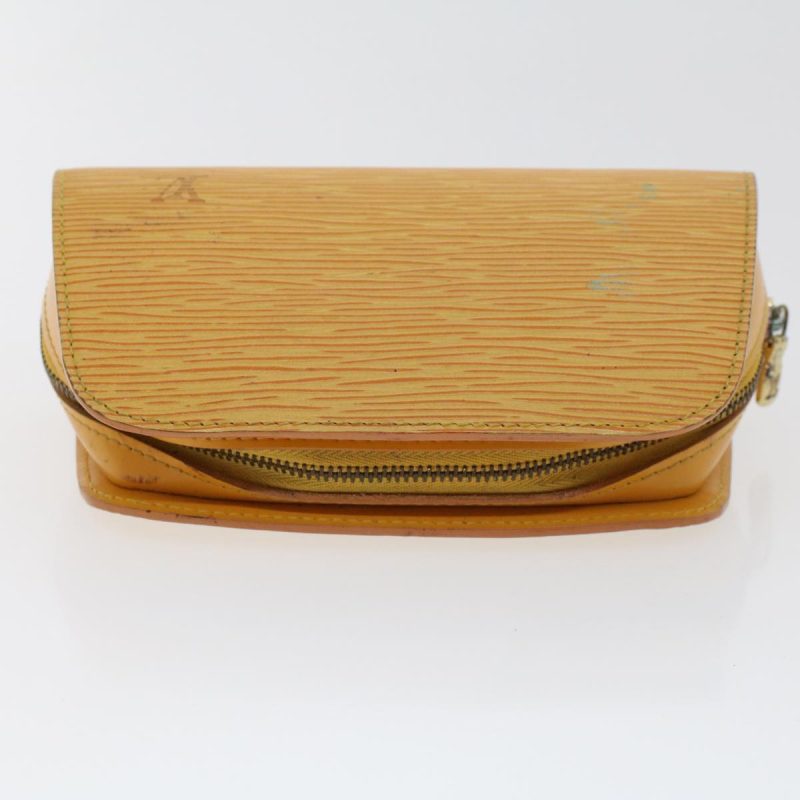 LOUIS VUITTON Epi Dauphine PM Pouch Yellow M48449 LV  44415 - Logoexplore - Image 5