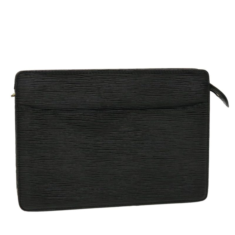 LOUIS VUITTON Epi Pochette Homme Clutch Bag Black M52522 LV  44943 - Logoexplore