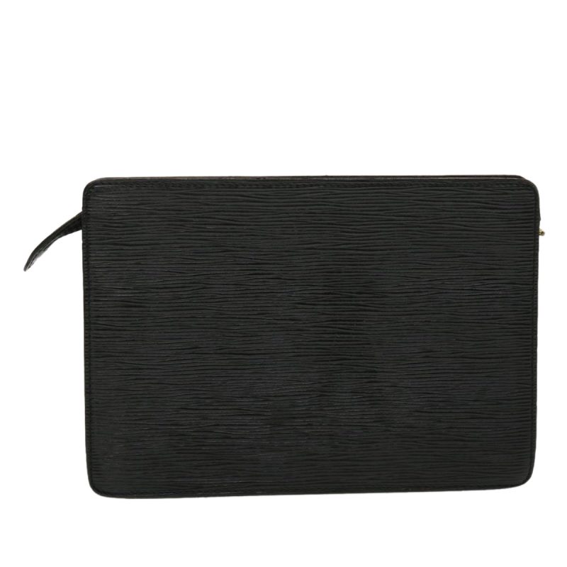 LOUIS VUITTON Epi Pochette Homme Clutch Bag Black M52522 LV  44943 - Logoexplore - Image 2