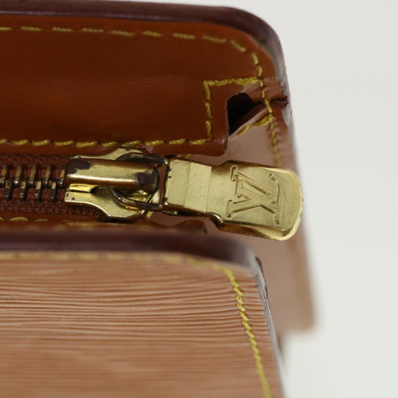 LOUIS VUITTON Epi Pochette Homme Clutch Bag Brown M52528 LV  44944 - Logoexplore - Image 8