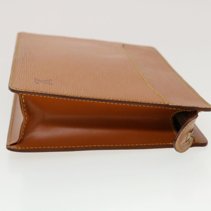 LOUIS VUITTON Epi Pochette Homme Clutch Bag Brown M52528 LV  44944 - Logoexplore - Image 3