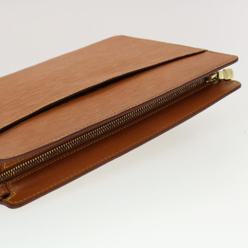 LOUIS VUITTON Epi Pochette Homme Clutch Bag Brown M52528 LV  44944 - Logoexplore - Image 5