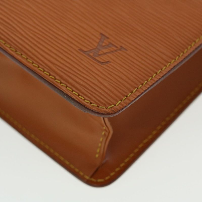 LOUIS VUITTON Epi Pochette Homme Clutch Bag Brown M52528 LV  44944 - Logoexplore - Image 7