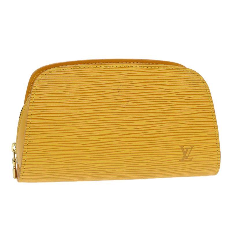 LOUIS VUITTON Epi Dauphine PM Pouch Yellow M48449 LV  44949 - Logoexplore