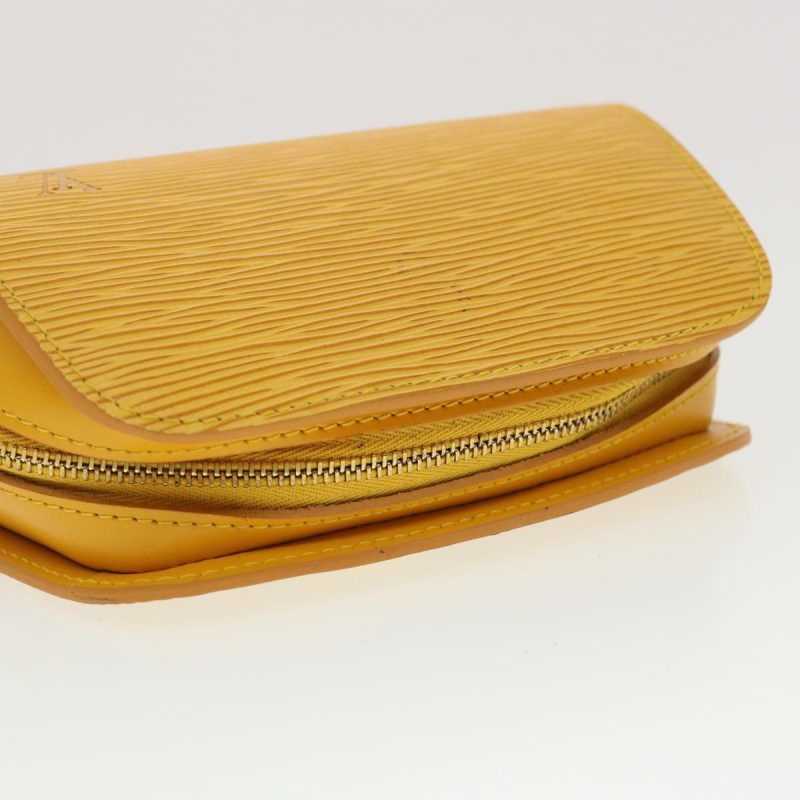 LOUIS VUITTON Epi Dauphine PM Pouch Yellow M48449 LV  44949 - Logoexplore - Image 5