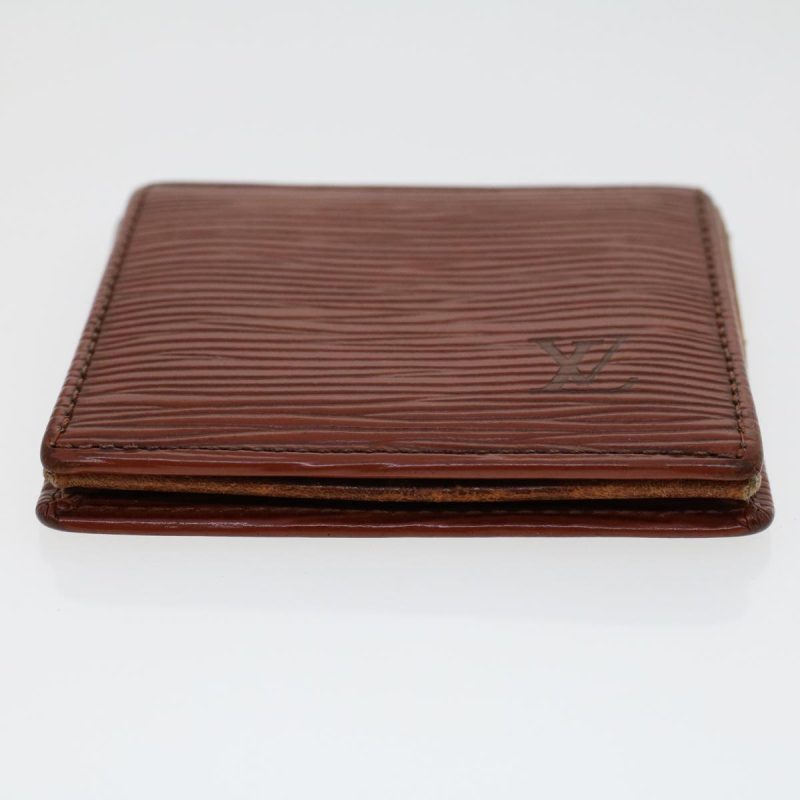 LOUIS VUITTON Epi Porte Monnaie Boite Coin Purse Brown M63693 LV  45012 - Logoexplore - Image 4