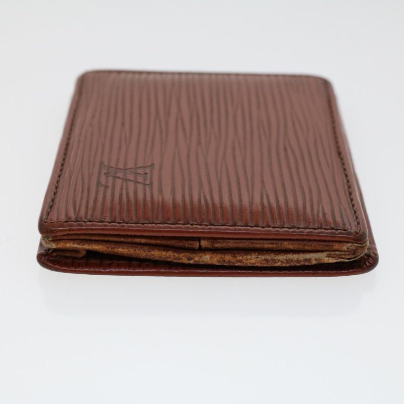 LOUIS VUITTON Epi Porte Monnaie Boite Coin Purse Brown M63693 LV  45012 - Logoexplore - Image 5