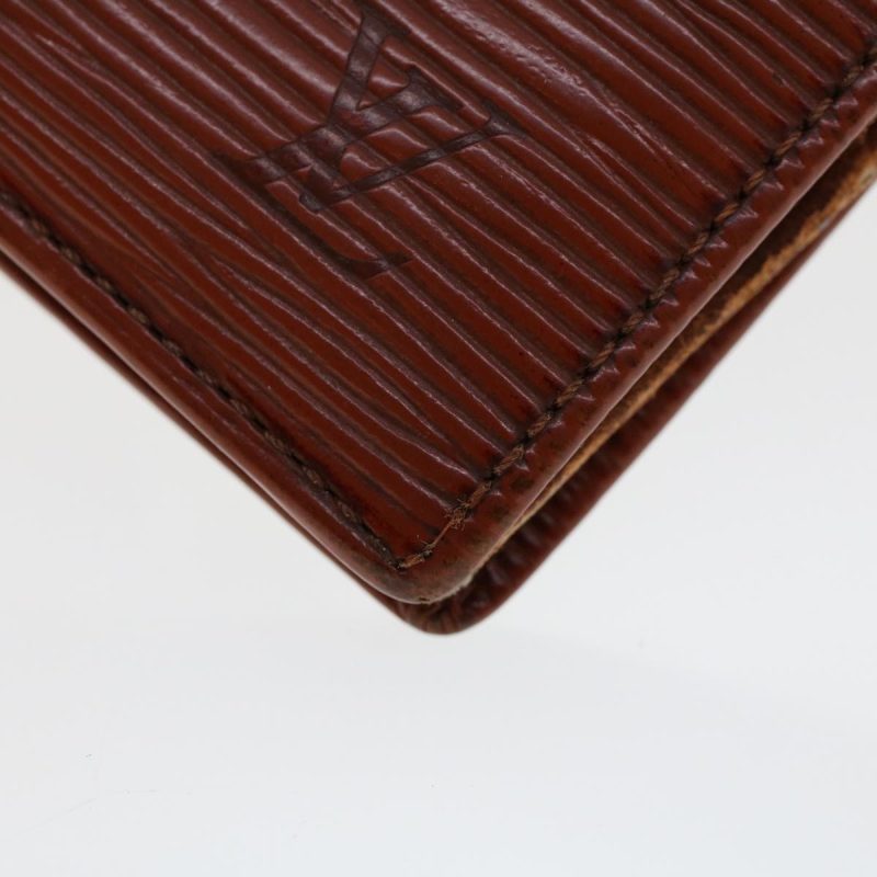 LOUIS VUITTON Epi Porte Monnaie Boite Coin Purse Brown M63693 LV  45012 - Logoexplore - Image 7