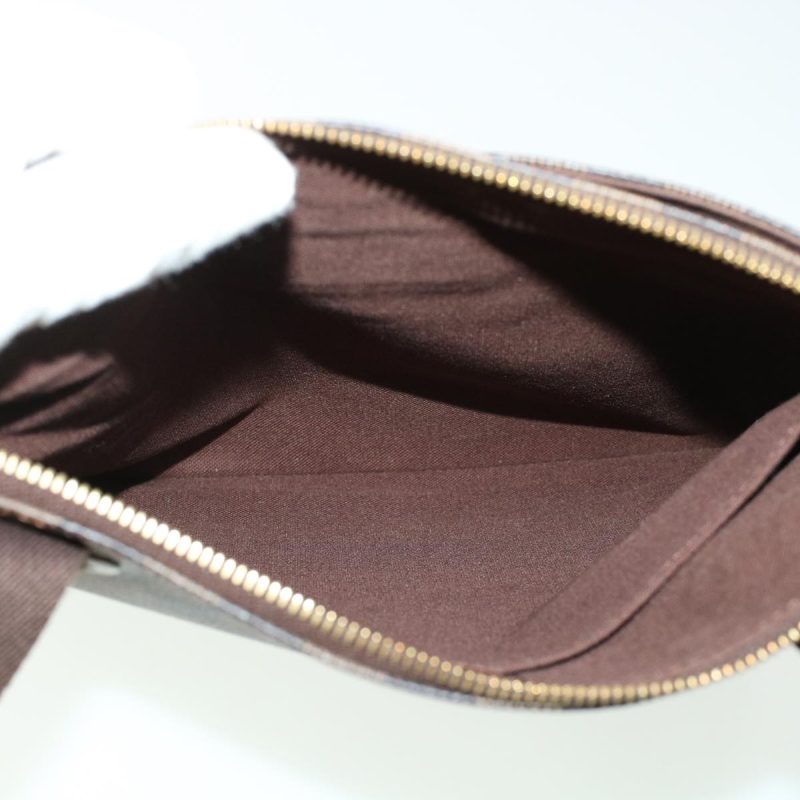 LOUIS VUITTON Damier Ebene Pochette Plat Brooklyn Bag N41100 Auth 45052A - Logoexplore - Image 10