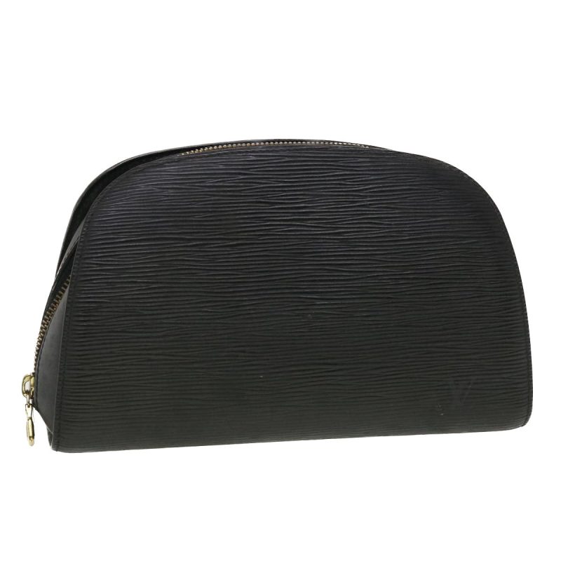 LOUIS VUITTON Epi Dauphine GM Pouch Black M48432 LV  45072 - Logoexplore
