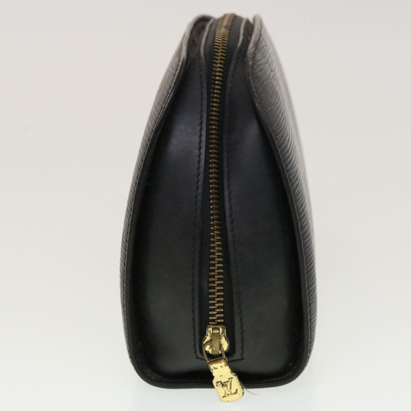 LOUIS VUITTON Epi Dauphine GM Pouch Black M48432 LV  45072 - Logoexplore - Image 4