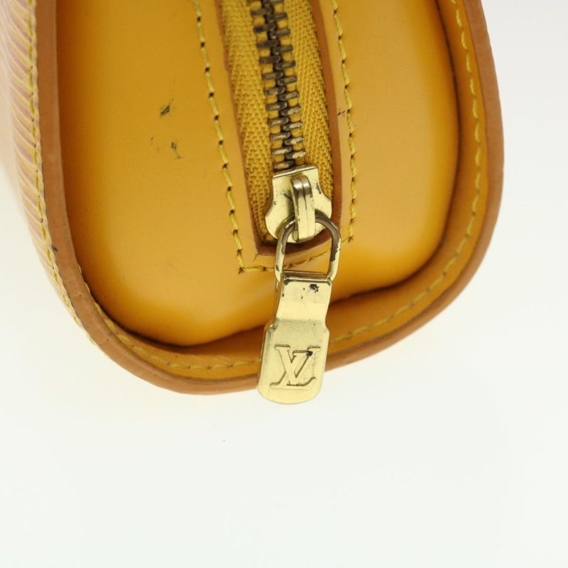 LOUIS VUITTON Epi Dauphine PM Pouch Yellow M48449 LV  45144 - Logoexplore - Image 8