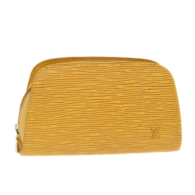 LOUIS VUITTON Epi Dauphine PM Pouch Yellow M48449 LV  45144 - Logoexplore