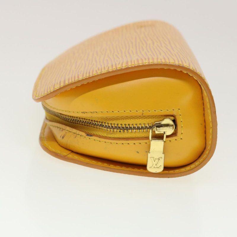LOUIS VUITTON Epi Dauphine PM Pouch Yellow M48449 LV  45144 - Logoexplore - Image 4
