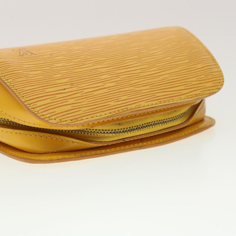 LOUIS VUITTON Epi Dauphine PM Pouch Yellow M48449 LV  45144 - Logoexplore - Image 5