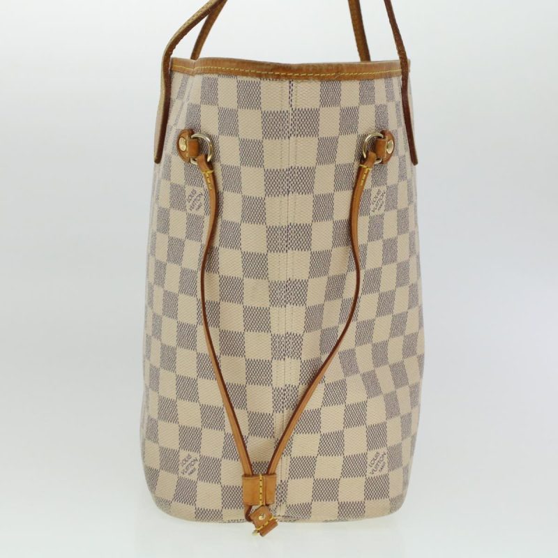 LOUIS VUITTON Damier Azur Neverfull MM Tote Bag N41605 45252 - Logoexplore - Image 3
