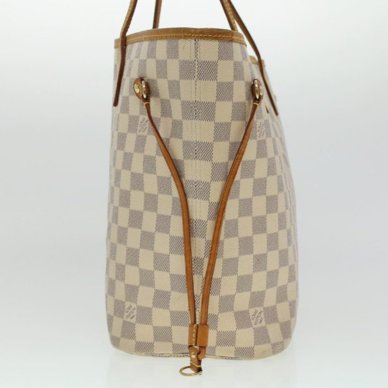 LOUIS VUITTON Damier Azur Neverfull MM Tote Bag N41605 45252 - Logoexplore - Image 4