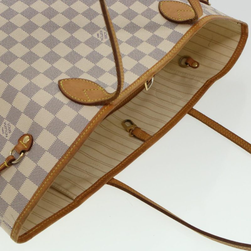LOUIS VUITTON Damier Azur Neverfull MM Tote Bag N41605 45252 - Logoexplore - Image 8