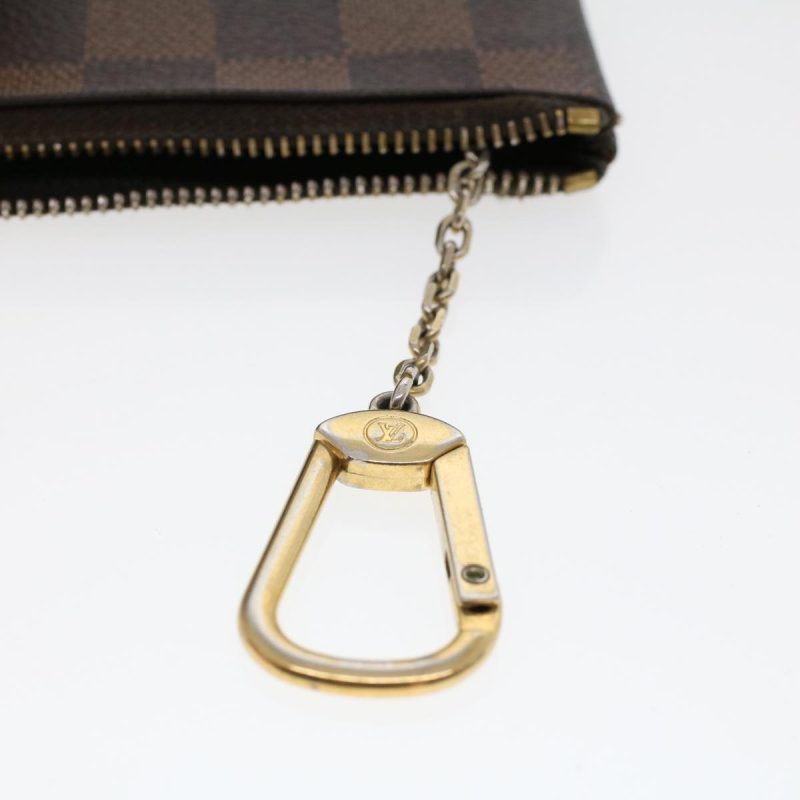 LOUIS VUITTON Damier Ebene Pochette Cles Coin Purse N62658 LV  45254 - Logoexplore - Image 9