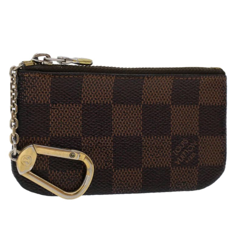 LOUIS VUITTON Damier Ebene Pochette Cles Coin Purse N62658 LV  45254 - Logoexplore