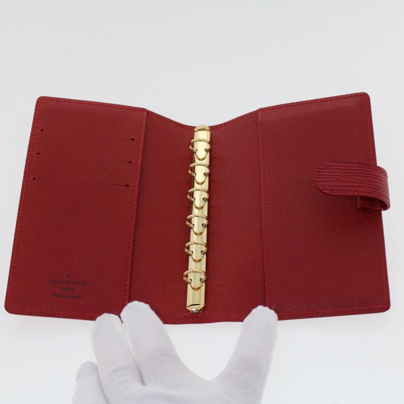 LOUIS VUITTON Epi Agenda PM Day Planner Cover Red R20057 LV  45474 - Logoexplore - Image 8