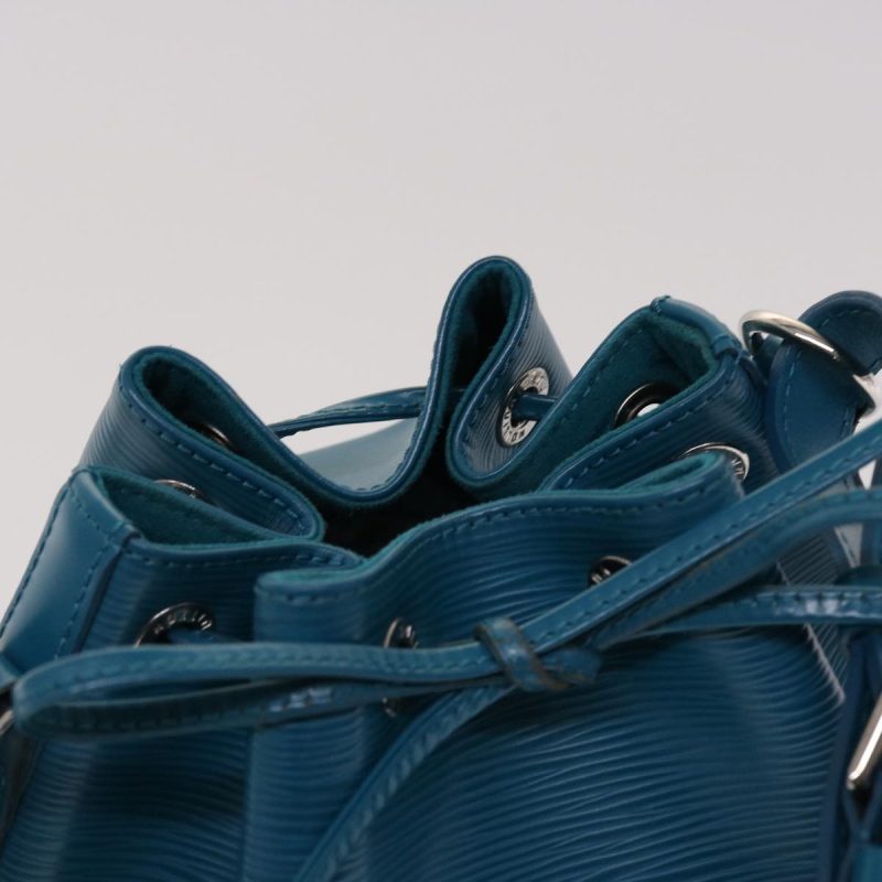 LOUIS VUITTON Epi Noe BB Shoulder Bag Light Blue Cyan M40846 46191 - Logoexplore - Image 6