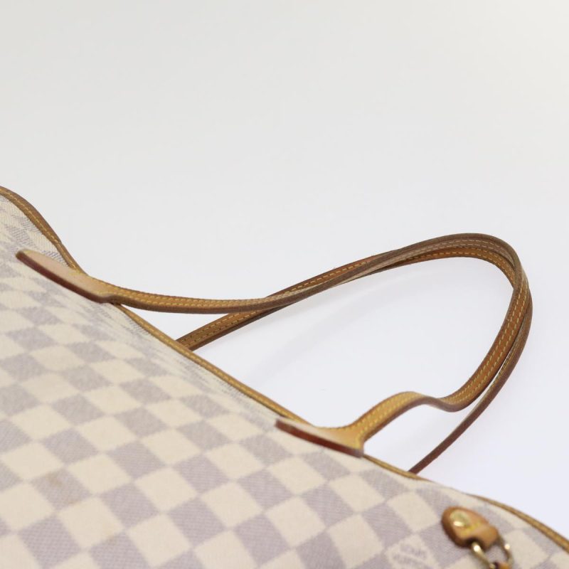 LOUIS VUITTON Damier Azur Neverfull MM Tote Bag N41605 46649 - Logoexplore - Image 9