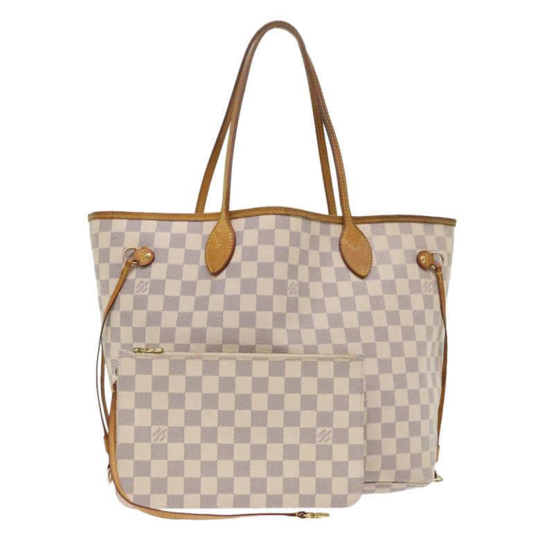 LOUIS VUITTON Damier Azur Neverfull MM Tote Bag N41605 46649 - Logoexplore