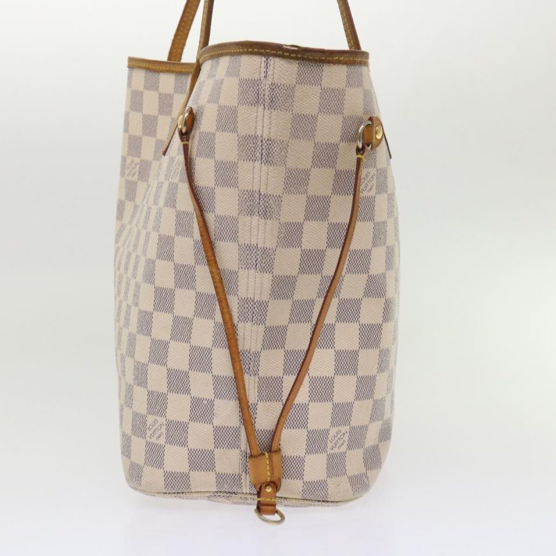 LOUIS VUITTON Damier Azur Neverfull MM Tote Bag N41605 46649 - Logoexplore - Image 3