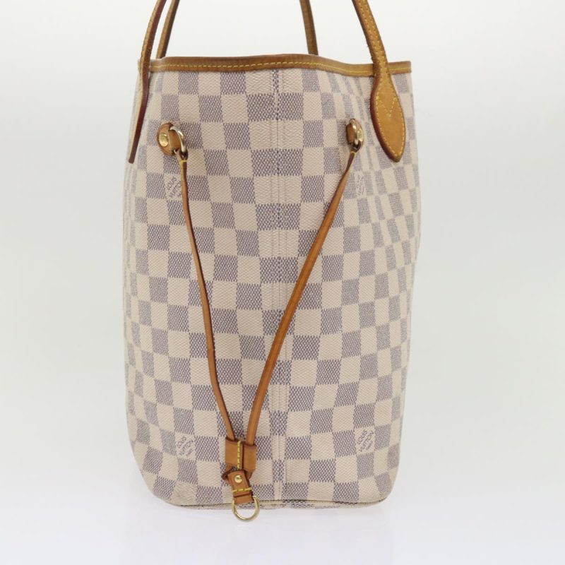 LOUIS VUITTON Damier Azur Neverfull MM Tote Bag N41605 46649 - Logoexplore - Image 4