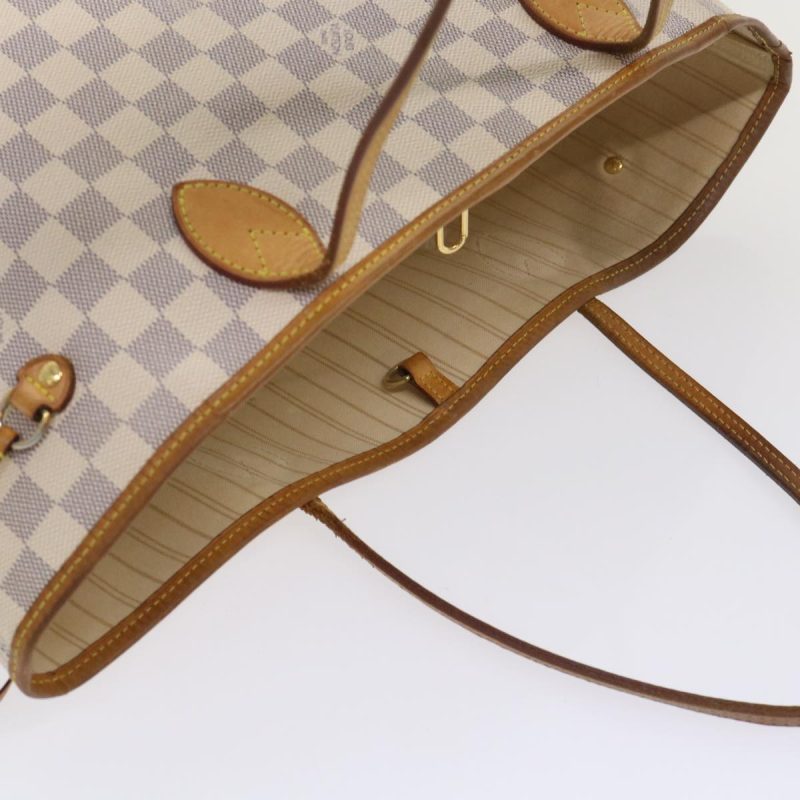 LOUIS VUITTON Damier Azur Neverfull MM Tote Bag N41605 46649 - Logoexplore - Image 7