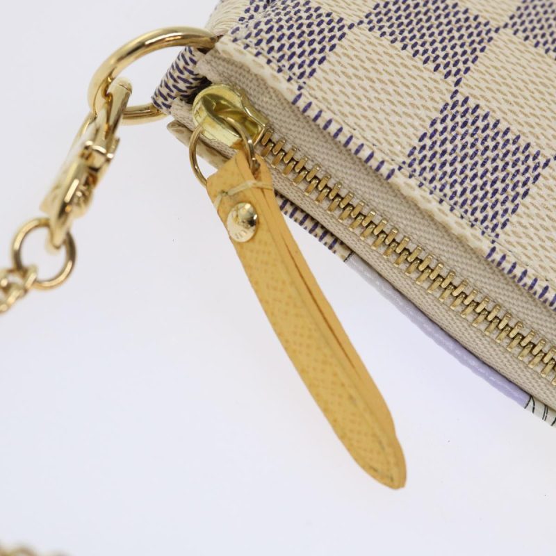 LOUIS VUITTON Damier Azur Mini Pochette Accessoires Pouch N63005 46968A - Logoexplore - Image 10