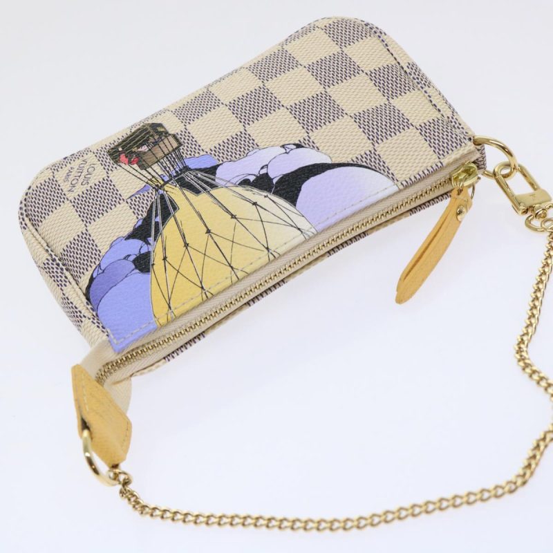 LOUIS VUITTON Damier Azur Mini Pochette Accessoires Pouch N63005 46968A - Logoexplore - Image 6