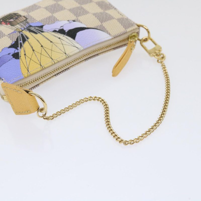 LOUIS VUITTON Damier Azur Mini Pochette Accessoires Pouch N63005 46968A - Logoexplore - Image 7