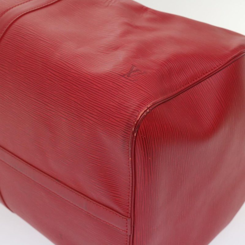 LOUIS VUITTON Epi Keepall 55 Boston Bag Red M42957 47095 - Logoexplore - Image 8