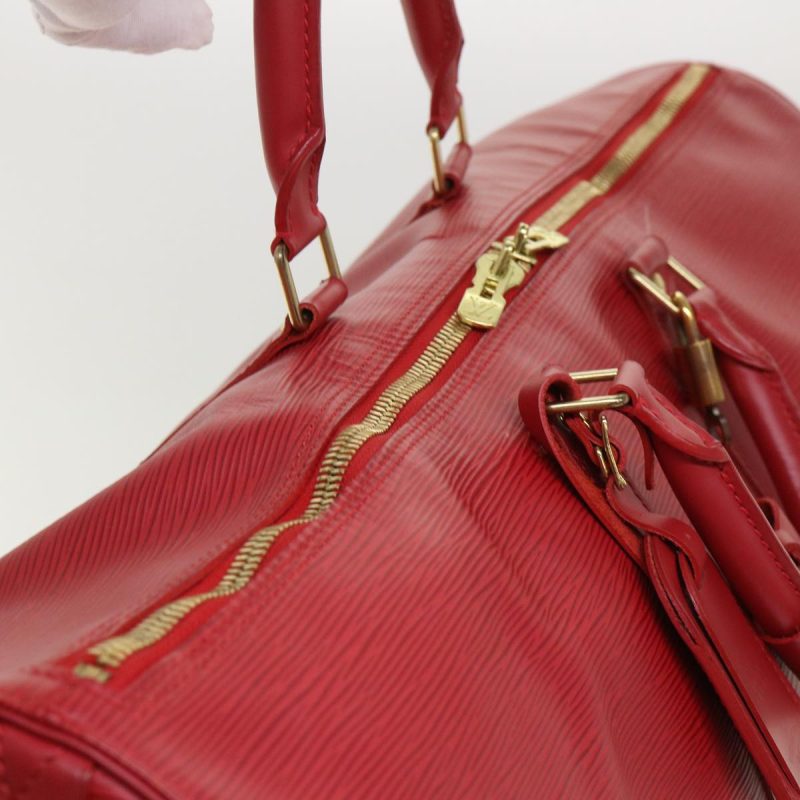 LOUIS VUITTON Epi Keepall 55 Boston Bag Red M42957 47095 - Logoexplore - Image 3