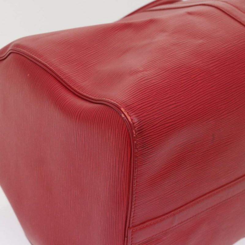 LOUIS VUITTON Epi Keepall 55 Boston Bag Red M42957 47095 - Logoexplore - Image 7