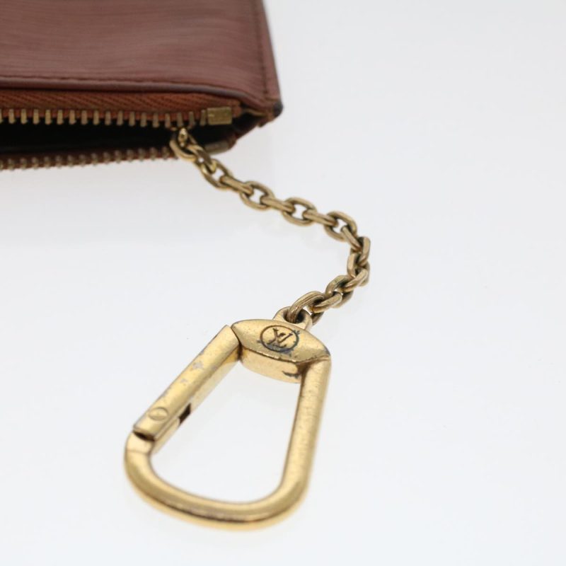 LOUIS VUITTON Epi Pochette Cles Coin Purse Brown M63803 47708 - Logoexplore - Image 7