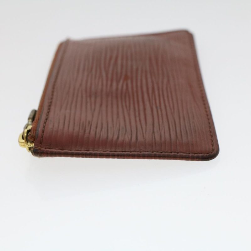 LOUIS VUITTON Epi Pochette Cles Coin Purse Brown M63803 47708 - Logoexplore - Image 3